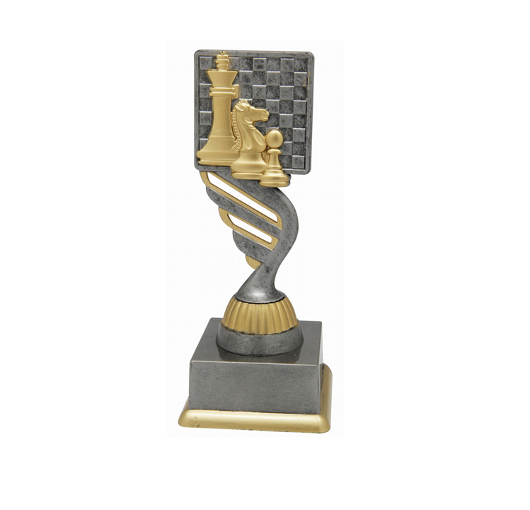 Statuetka Szachy CHESS SS1740 - Nagrody Szachowe szachownica3d.png