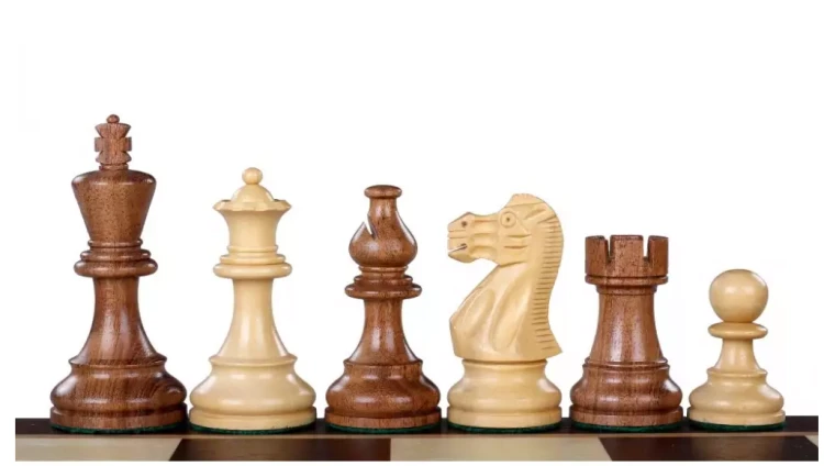 Figury szachowe American Classic1 Akacja_Bukszpan 3 5 cala Rzeźbione Drewniane -.png